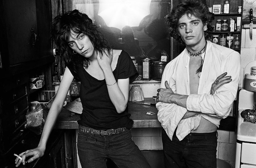 Patti Smith and her friend Robert Mapplethorpe.
