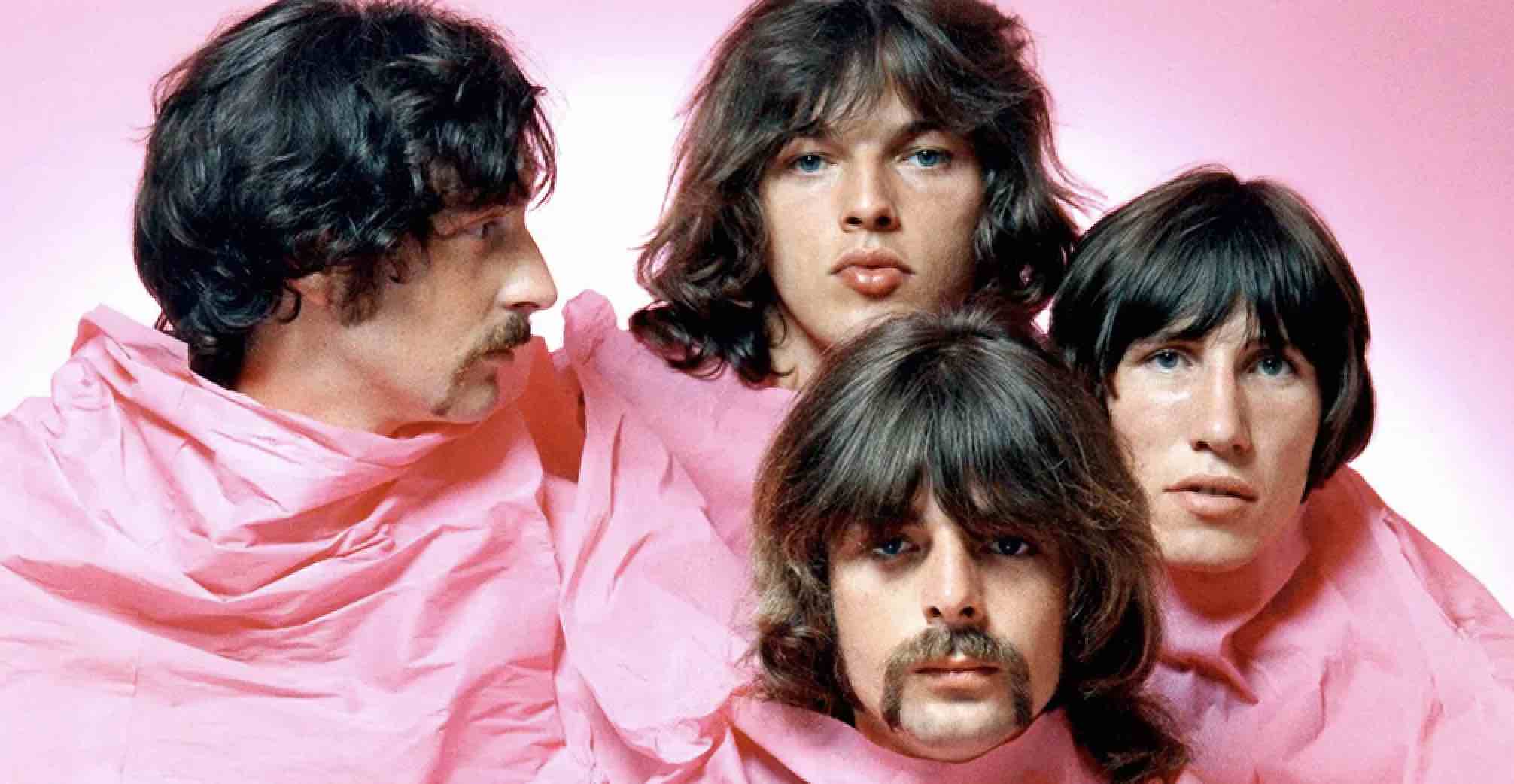 Pink Floyd portrait.