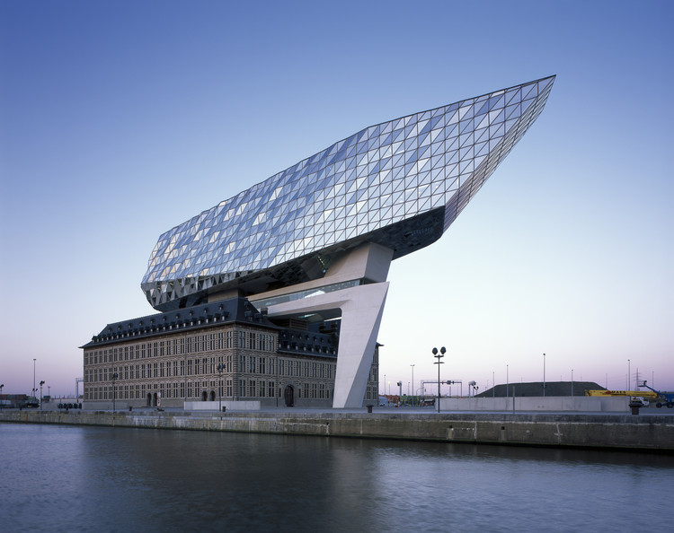 Zaha Hadid building in Antwerp.
